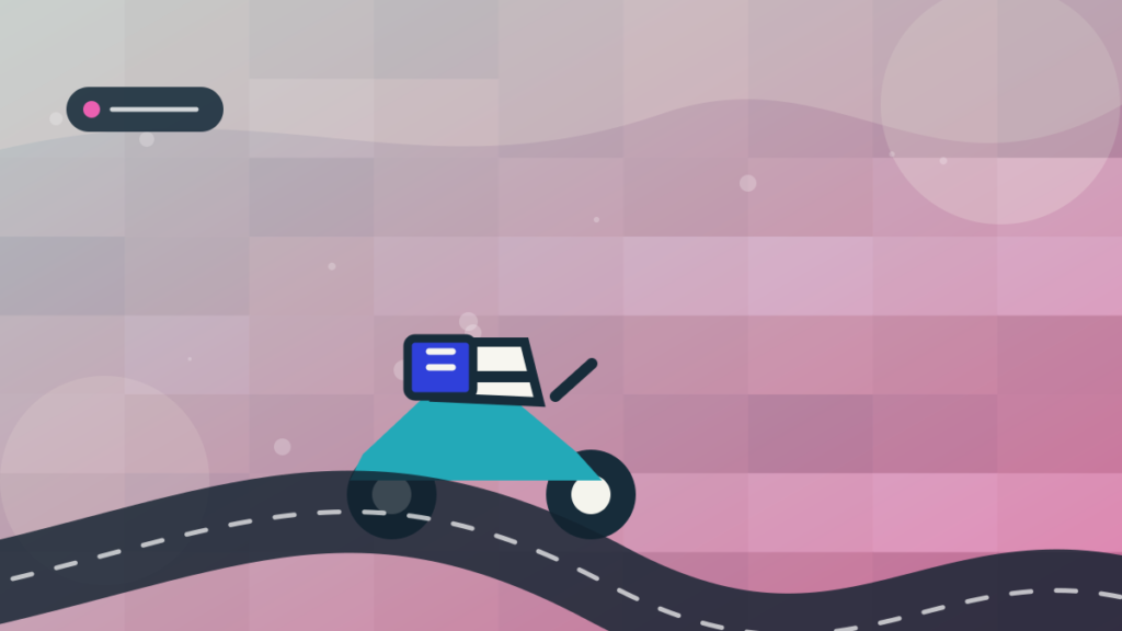 Illustration représentant la situation d'un livreur à Taïwan : moto de livraison, conditions de circulation et préparation au travail, en lien avec l'article « Présentation des outils de base ».