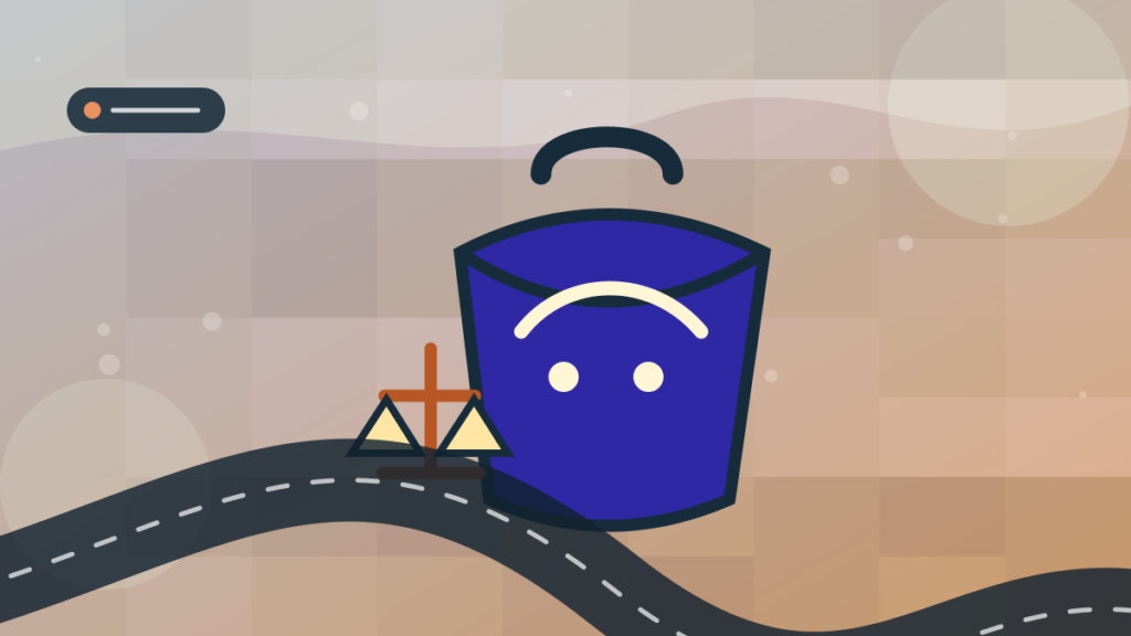 Illustrations depicting the work of Taiwanese food delivery drivers: meal delivery, temperature control, and pickup routes, corresponding to the article “McDonald’s Happy Delivery.”