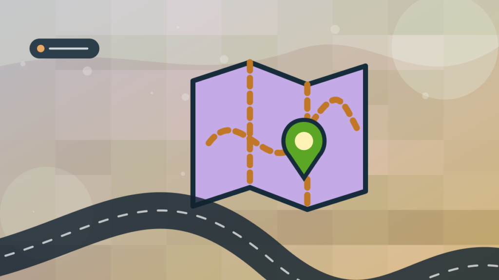 Illustration depicting a delivery rider in Taiwan: Interpreting maps to determine pickup and delivery routes, corresponding to the article “Google Maps Location Errors + Incorrect Government House Numbers—Common Delivery Issues.”