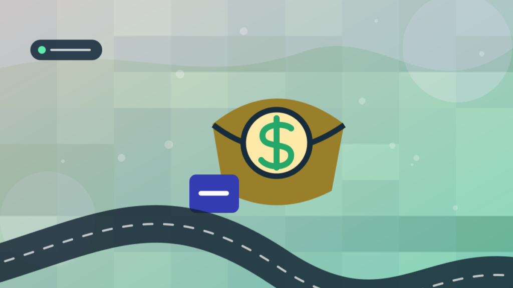 Illustration depicting the situation of a Taiwanese food delivery rider: income, expenses, and completed orders, corresponding to the article “An Uber Eats Delivery Rider Shares Their Annual Salary and Expenses for 2024.”