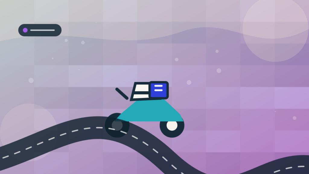 Illustration illustrant le quotidien d'un livreur à Taïwan : moto de livraison, conditions de circulation et préparation au travail, en lien avec l'article « Que faire si l'on trouve ou si l'on perd un objet ? Le système que tout livreur doit connaître ».